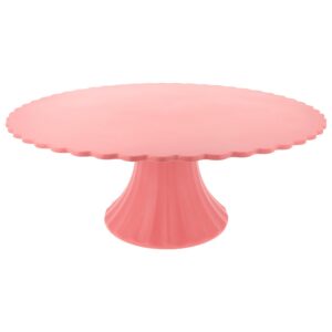 Large Pink Bamboo Cake Stand